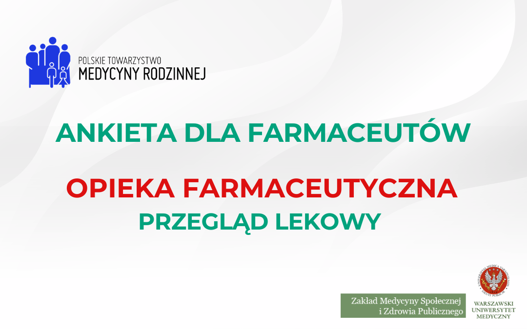 Ankieta dla farmaceutów – przegląd lekowy