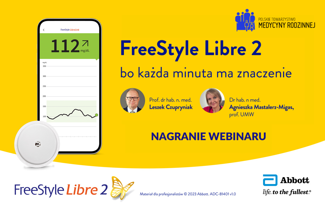 Nagranie webinaru: FreeStyle Libre 2 – Bo każda minuta ma znaczenie