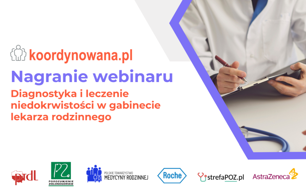 Nagranie webinaru: Diagnostyka i leczenie niedokrwistości w gabinecie lekarza rodzinnego